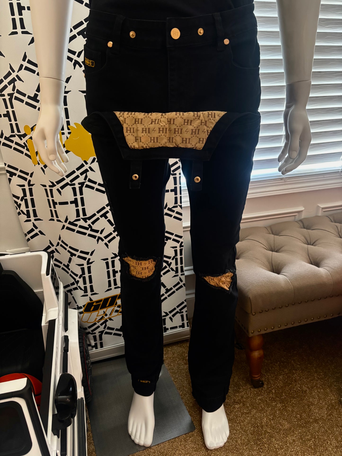 Original Design OG flare denim (Black)