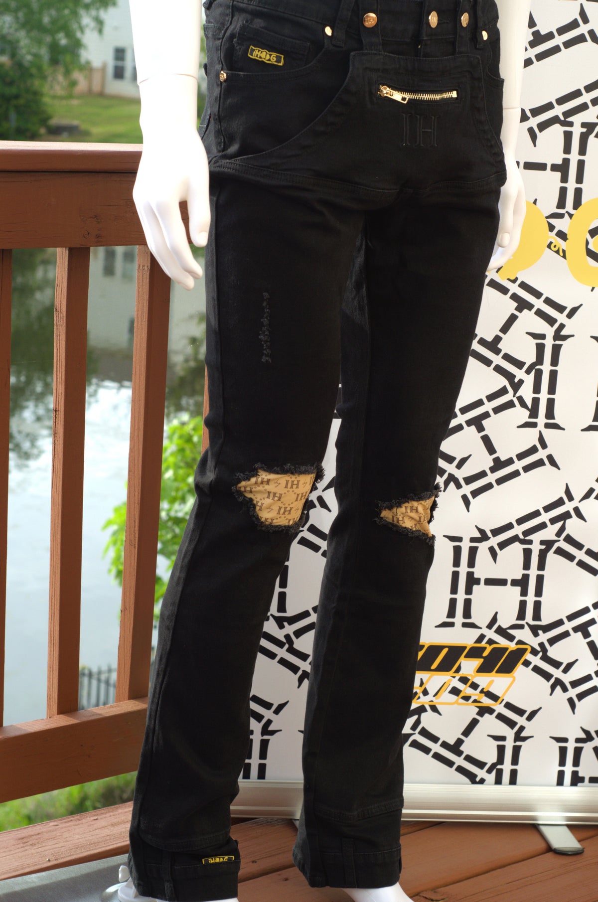 STAPLE: OG flare denim (Black)