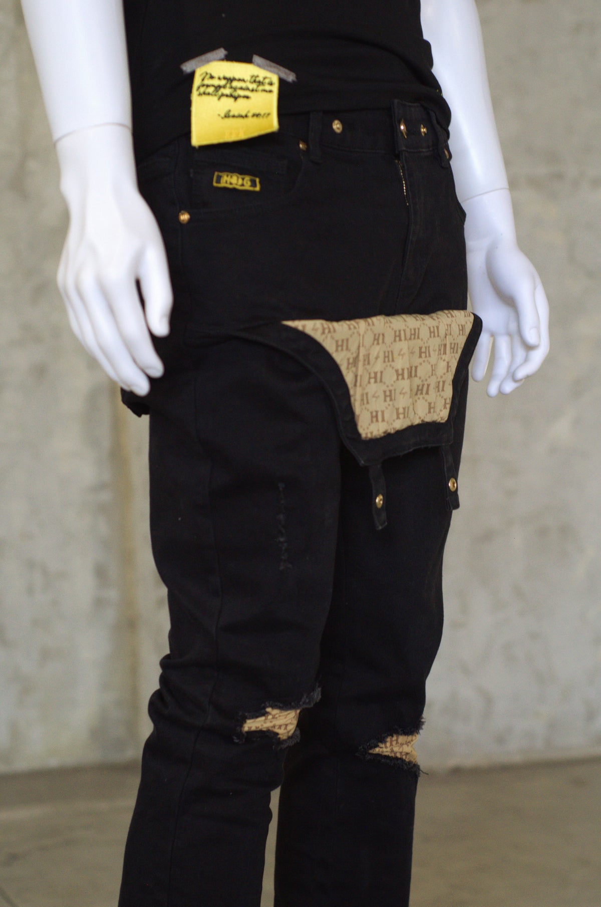 STAPLE: OG flare denim (Black)